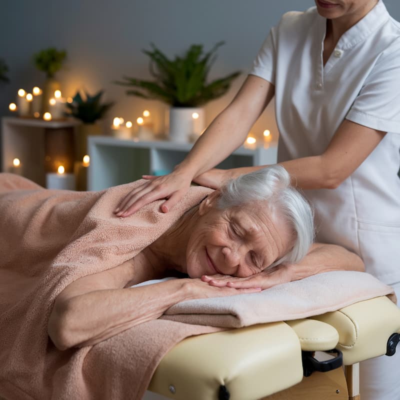 Relaxation massage therapy for seniors