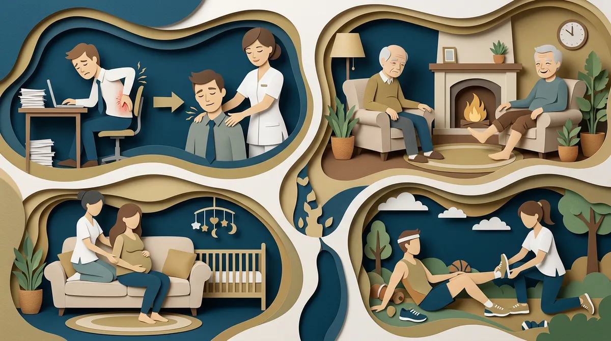 a mobile massage