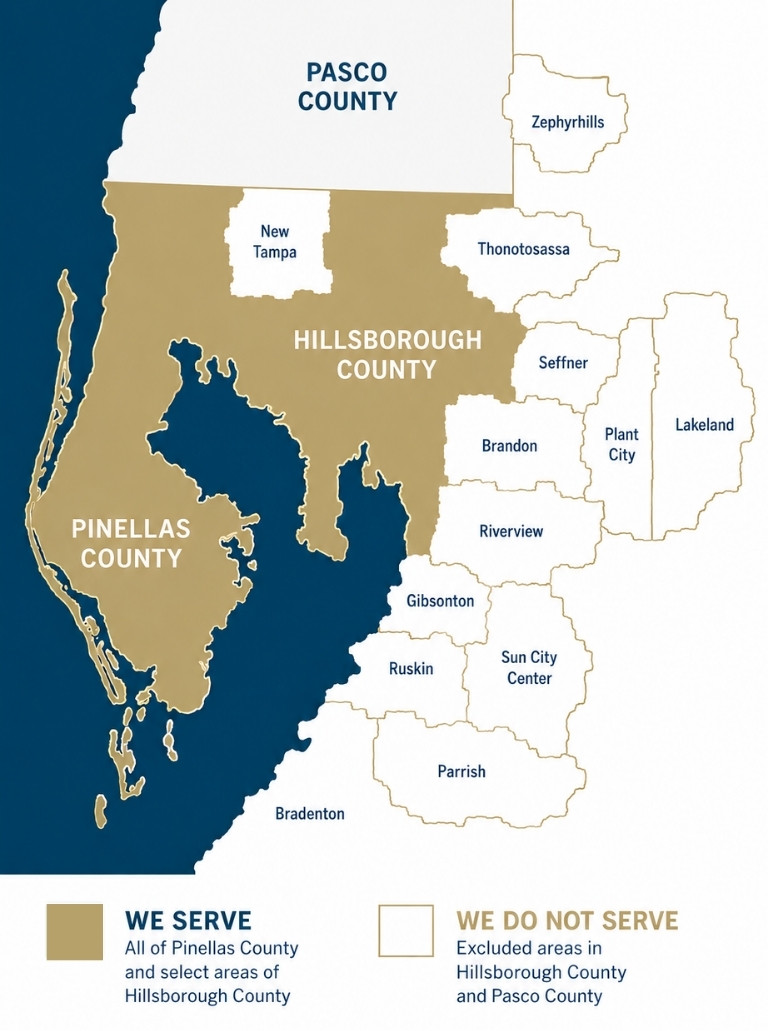 Mobile Massage Service Areas