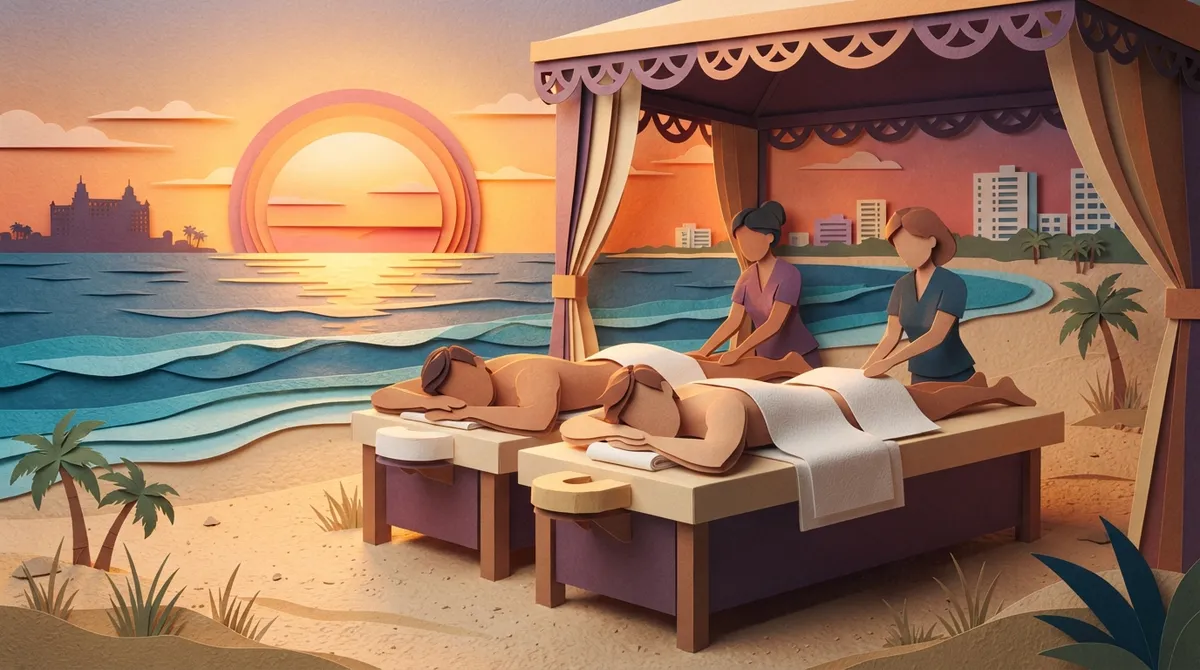 couples sunset massage st pete beach